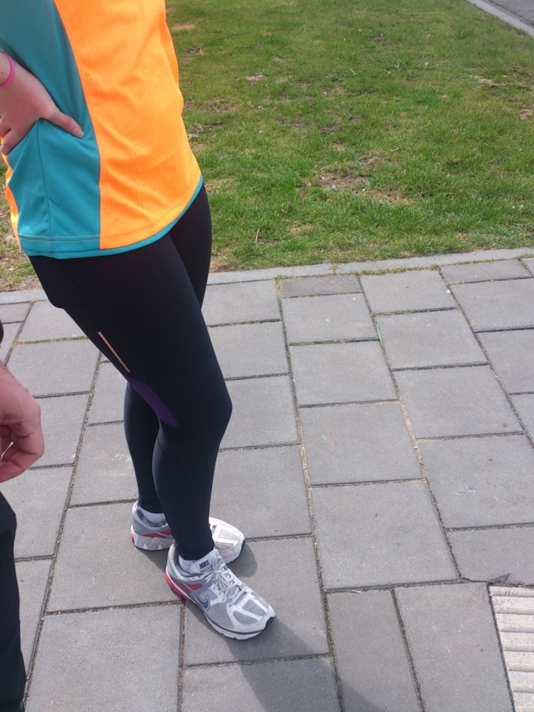 she's wearing my old shoes until she graduates from C25K, then her reward is a proper pair!