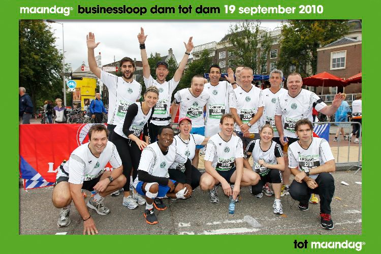 Dam tot Damloop with my Running Club team