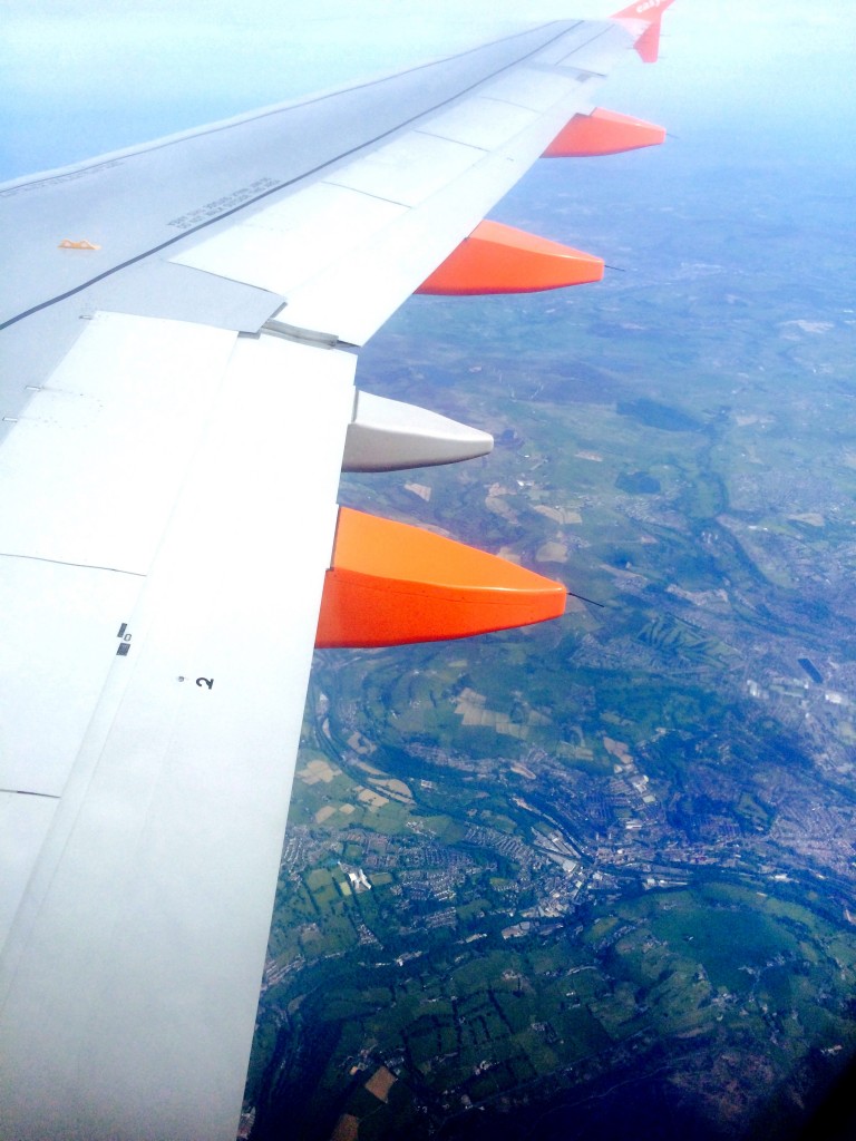 Flying over blighty