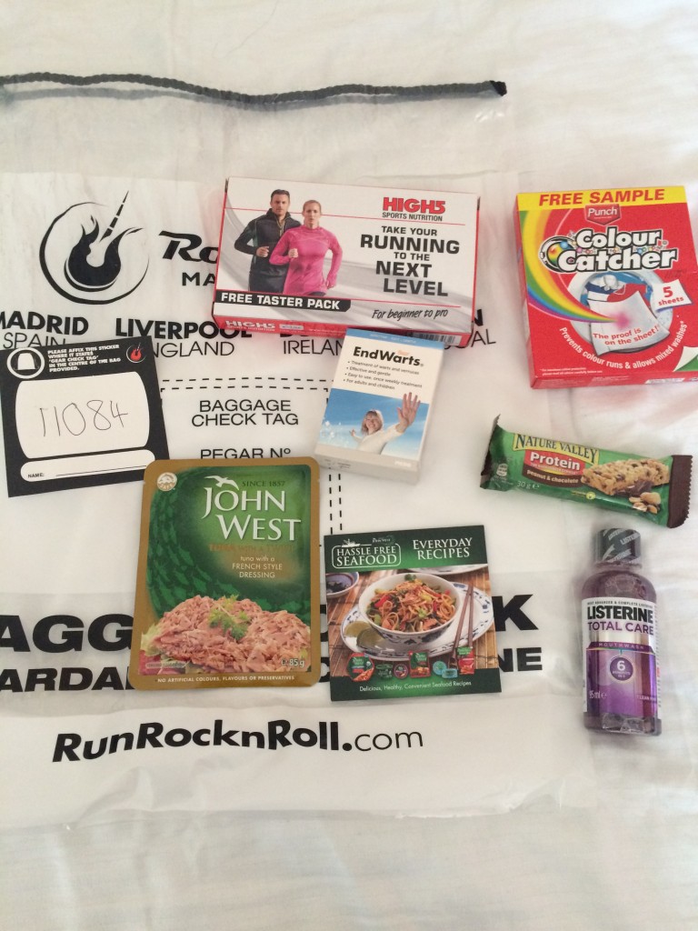 Swag Bag Contents Dublin RnR