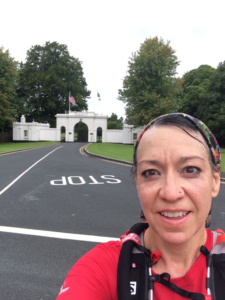 In front of the US Ambassadors residence