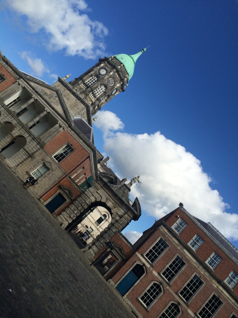 Dublin Castle Gate Blue Sky