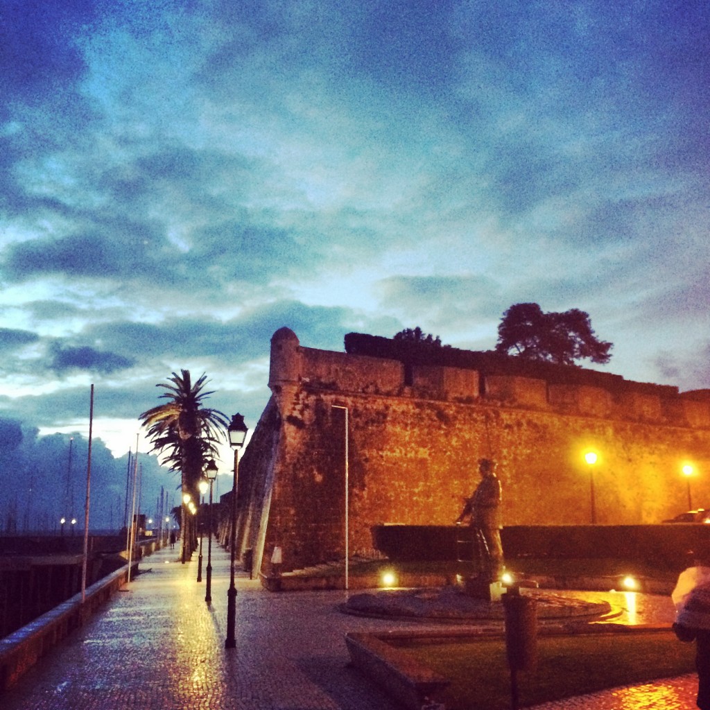 Beautiful sun rise in Cascais