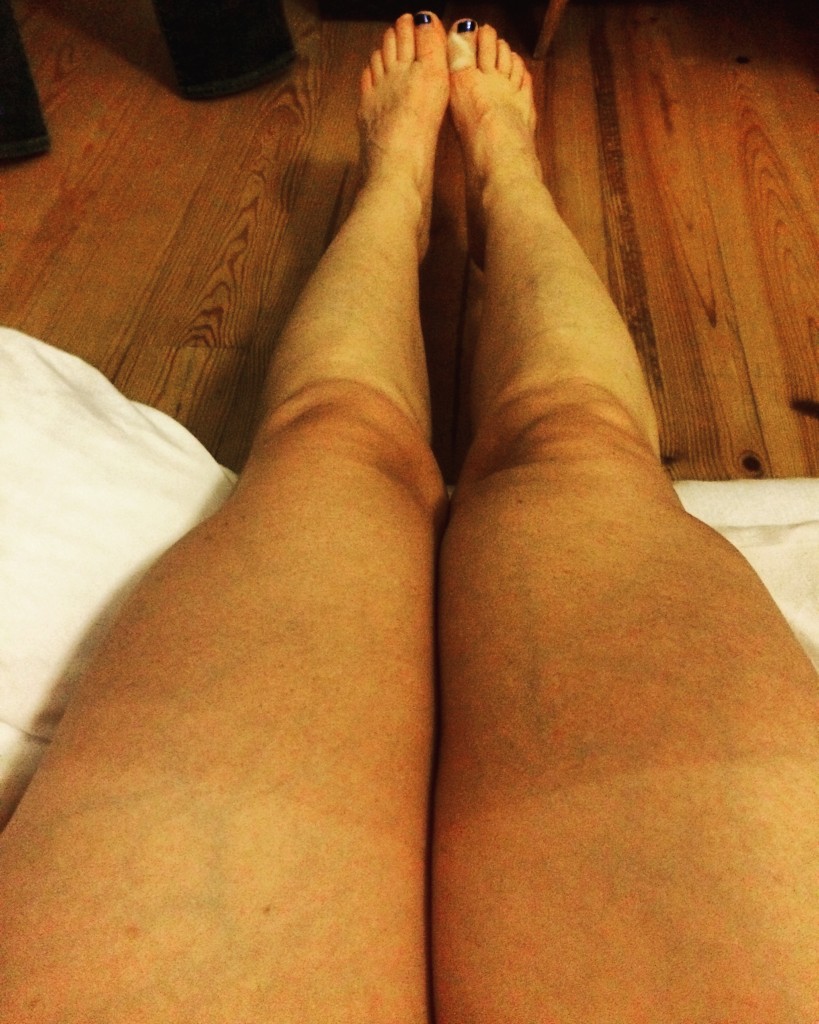 proof that even white legs get brown in October in Portugal.