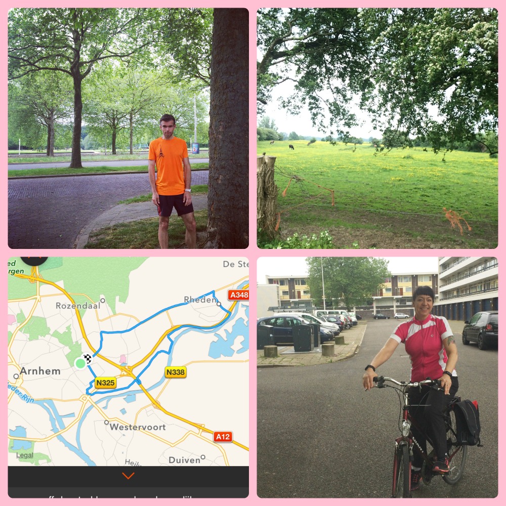 Running and Biking to Rheden and back! 