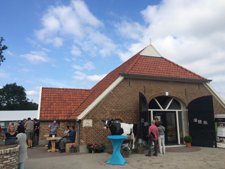 grand opening of the new dairy farm shop